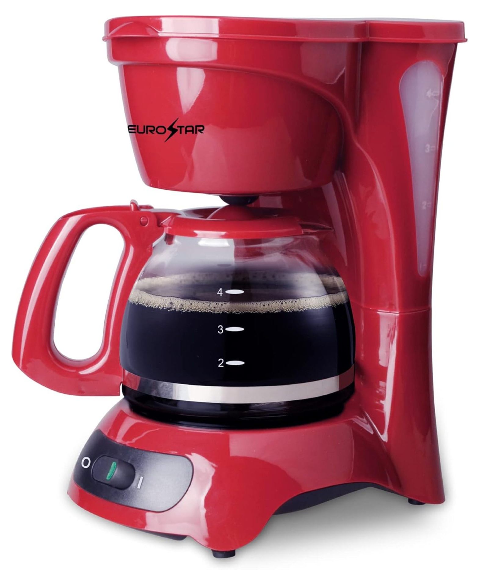 ECM621R 4-Cup Coffeemaker, Red