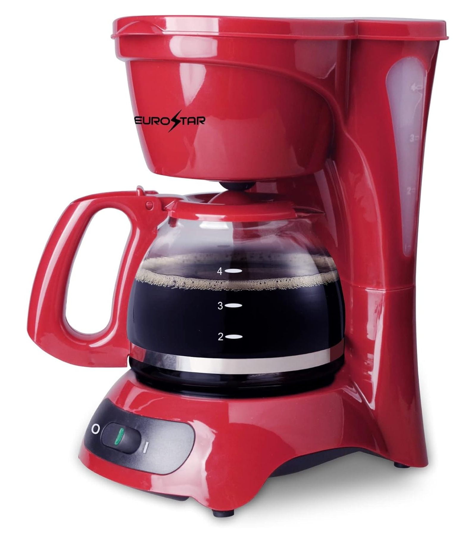 ECM621R 4-Cup Coffeemaker, Red