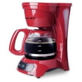 thumbnail image 1 of ECM621R 4-Cup Coffeemaker, Red, 1 of 4