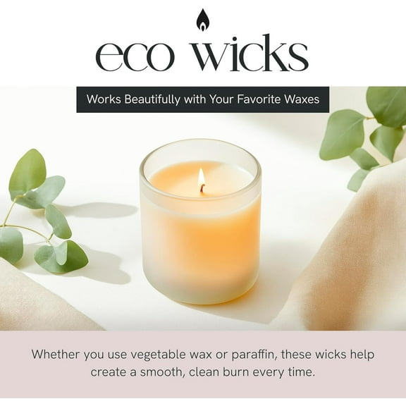 ECO Wicks, 6" Length Pack of 100