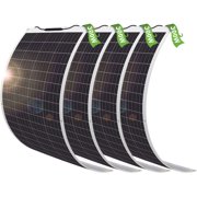 ECO-Baeerss 300W Flexible 12V Solar Panel, 23% High Conversion, 4-Pack-BB