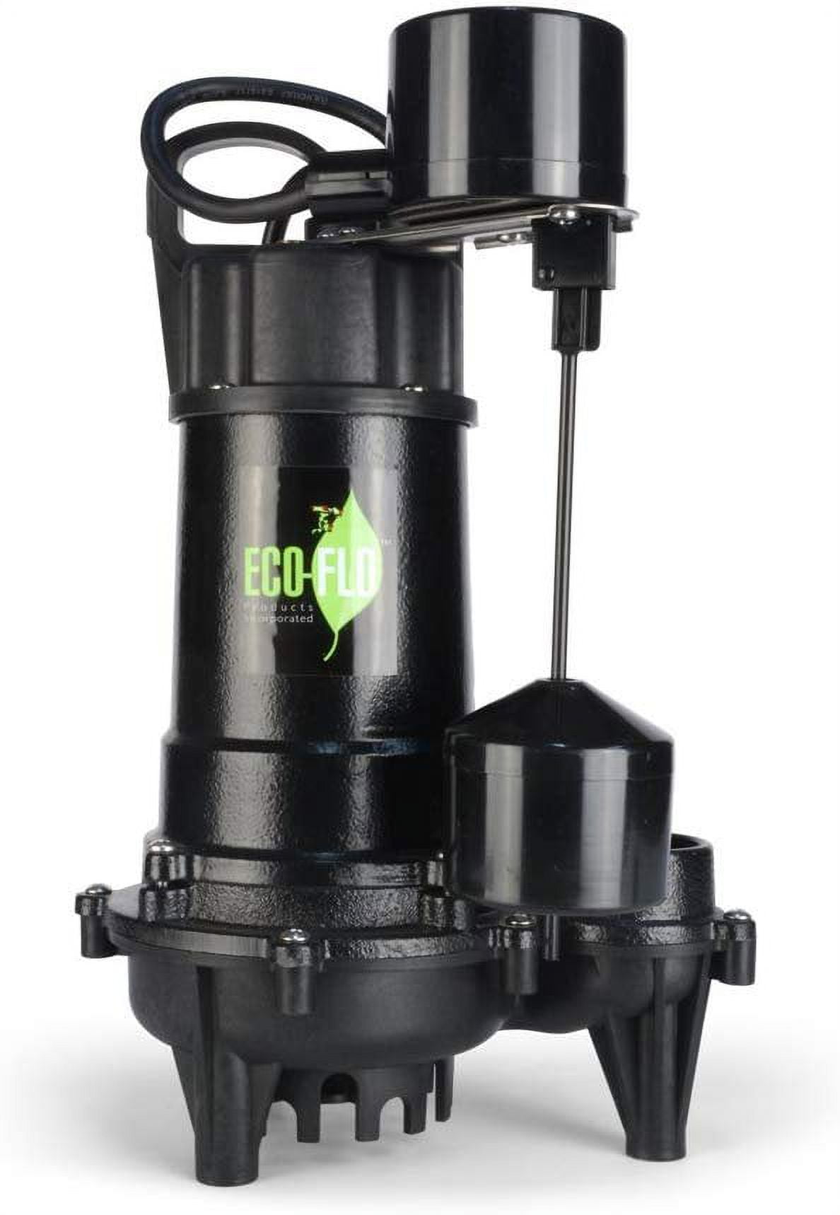 ECO-FLO Products Products ECD50V 1/2 HP Submersible Sump Pump