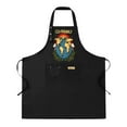 thumbnail image 1 of ECO - FRIENDLY 2 Pack Bib Apron with Adjustable Straps Colorful Globe & Laurel Wreath Design 2 Pockets Perfect for Cooking & Chef Use for Men & Women, 1 of 6