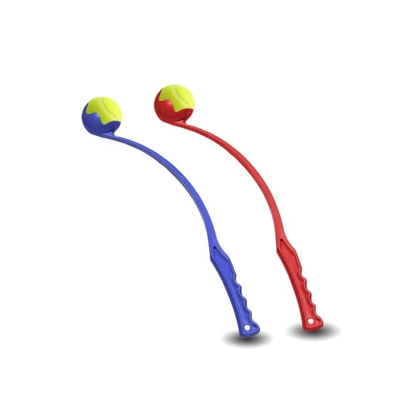 ECO PET SUPPLY Pet Ball Throwing Stick Interactive Dog Ball Toys Outdoor Tennis Training Throwing Chewing Pet Sports Dog Toys