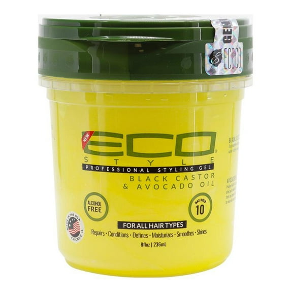 ECO - Professional Styling Gel Black Castor & Avocado Oil