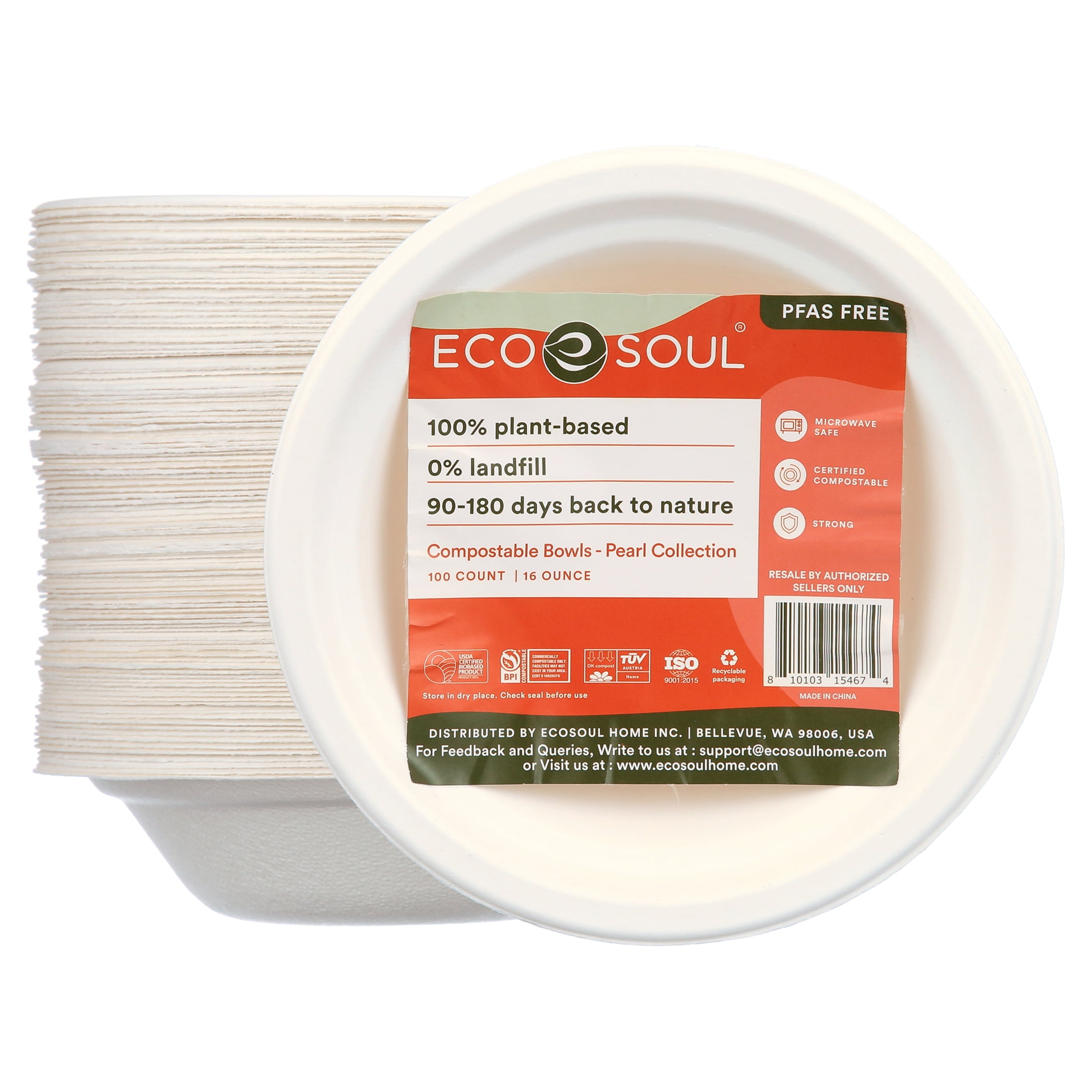 Tazzina Da Caffè Compostabile (50-500 Pezzi) (Ingeo) Con Coperchio - Foto 9