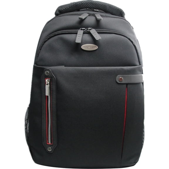ECO STYLE Tech Pro Checkpoint Friendly Backpack, Black/Red