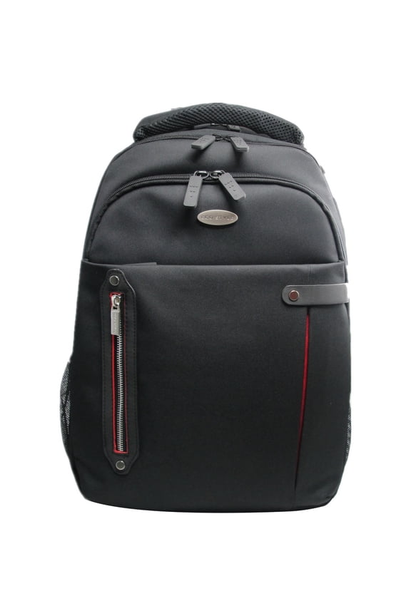 Tech Pro Checkpoint Friendly Backpack, Black/Red