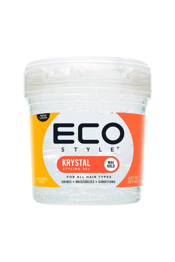 Maximum Hold Styling Gel Krystal, 16 oz., Moisturizing, Unisex