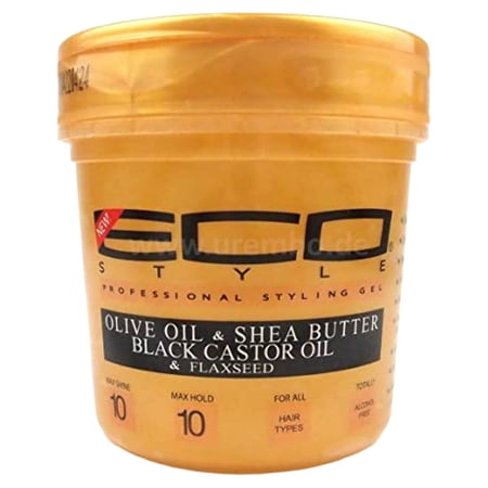 ECO Styler Gold Olive Oil, Shea Butter, Black Castor Oil & Flaxseed, 32 oz