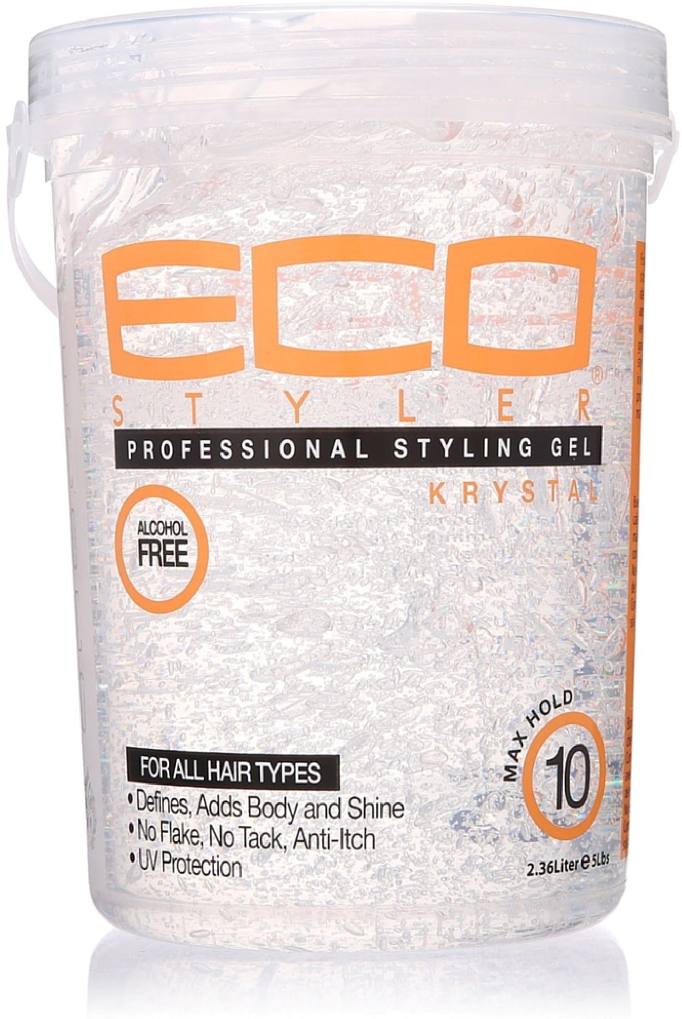 ECO Styler Professional Styling Gel, Krystal Clear 80 oz (Pack of 2