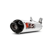 ECO Utility Silver Slip On Exhaust for Honda