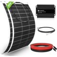 ECOWORTHY 260W Flexible Solar Panel Kit for Golf Cart,1040wh/day