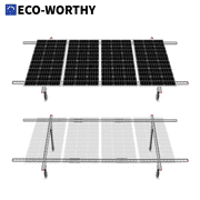 ECO-WORTHY Adjustable Alloy Mounting Brackets Kit System for 400w Solar Panels