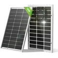 thumbnail image 1 of ECO-WORTHY Bifacial 100 Watt 12 Volt Solar Panel Monocrystalline Rigid High-Efficiency PV Module Power Charger for Sunsheds, Canopies, RVs, Farms and Other Off-Grid Applications, 1 of 9
