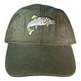 thumbnail image 1 of ECO Wear Embroidered Wildlife Rainbow Trout Baseball Cap, 1 of 2