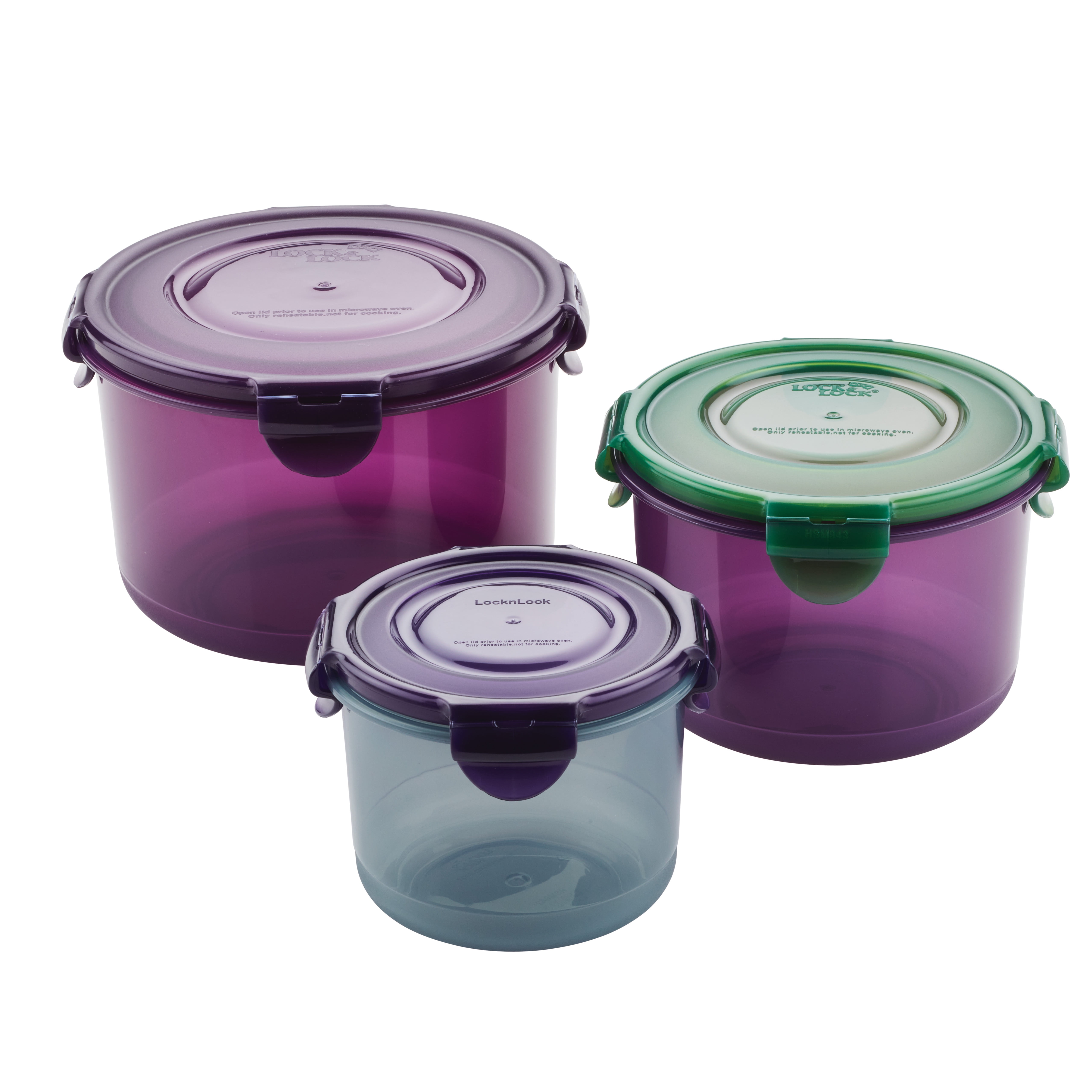Eco-Friendly BPA-Free Multicolor Plastic Food Storage Jar Set