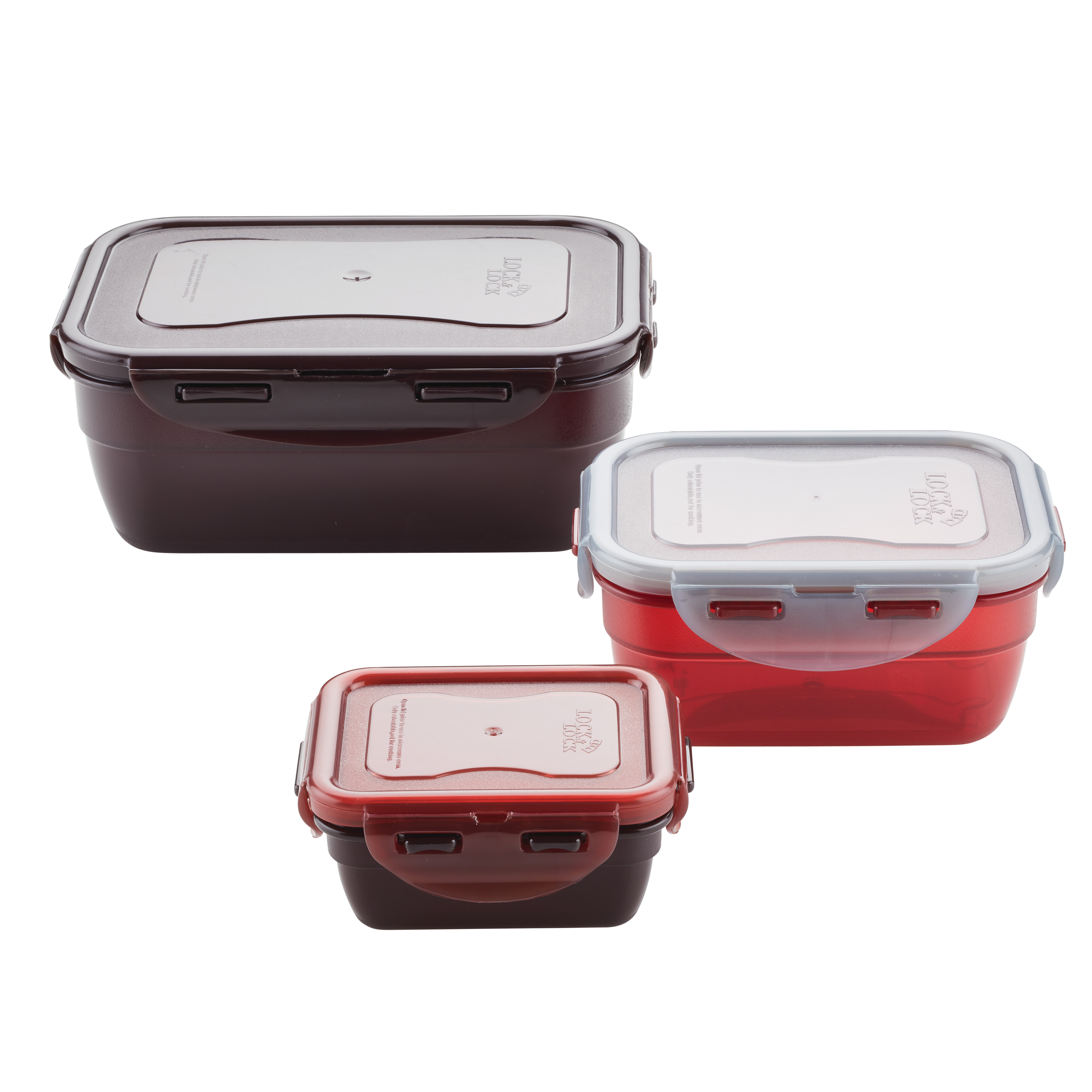 ECO by LocknLock Food Storage Container Set, 6Piece, Assorted Colors
