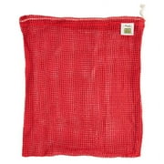 ECOBAGS Organic Cotton Chili Net Drawstring Reusable Bag 10 x 12
