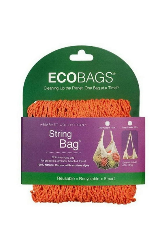 Organic Cotton Mango Tote Handle String Bag