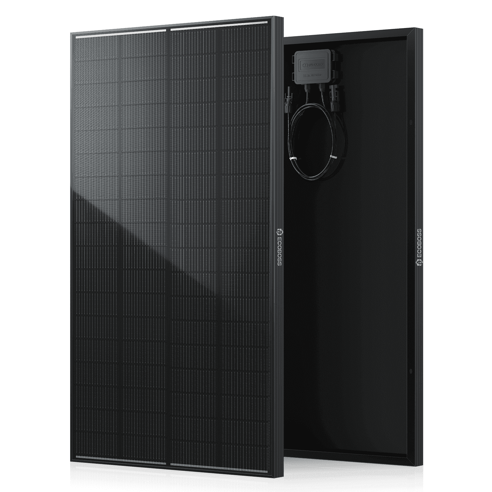 ECOBOSS 200W Pro N-Type Monocrystalline Solar Panel, 16BB High Efficiency 25.8% Solar Module, IP68 Waterproof, TÜV Certified for RV, Marine & Off-Grid