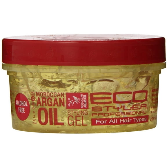 ECOCO EcoStyler Gel, Moroccan Argan Oil, 8 oz