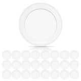 ECOELER 6” Dimmable LED Flush Mount Disc Lights, 16.5W, 1000Lm, 5000K ...