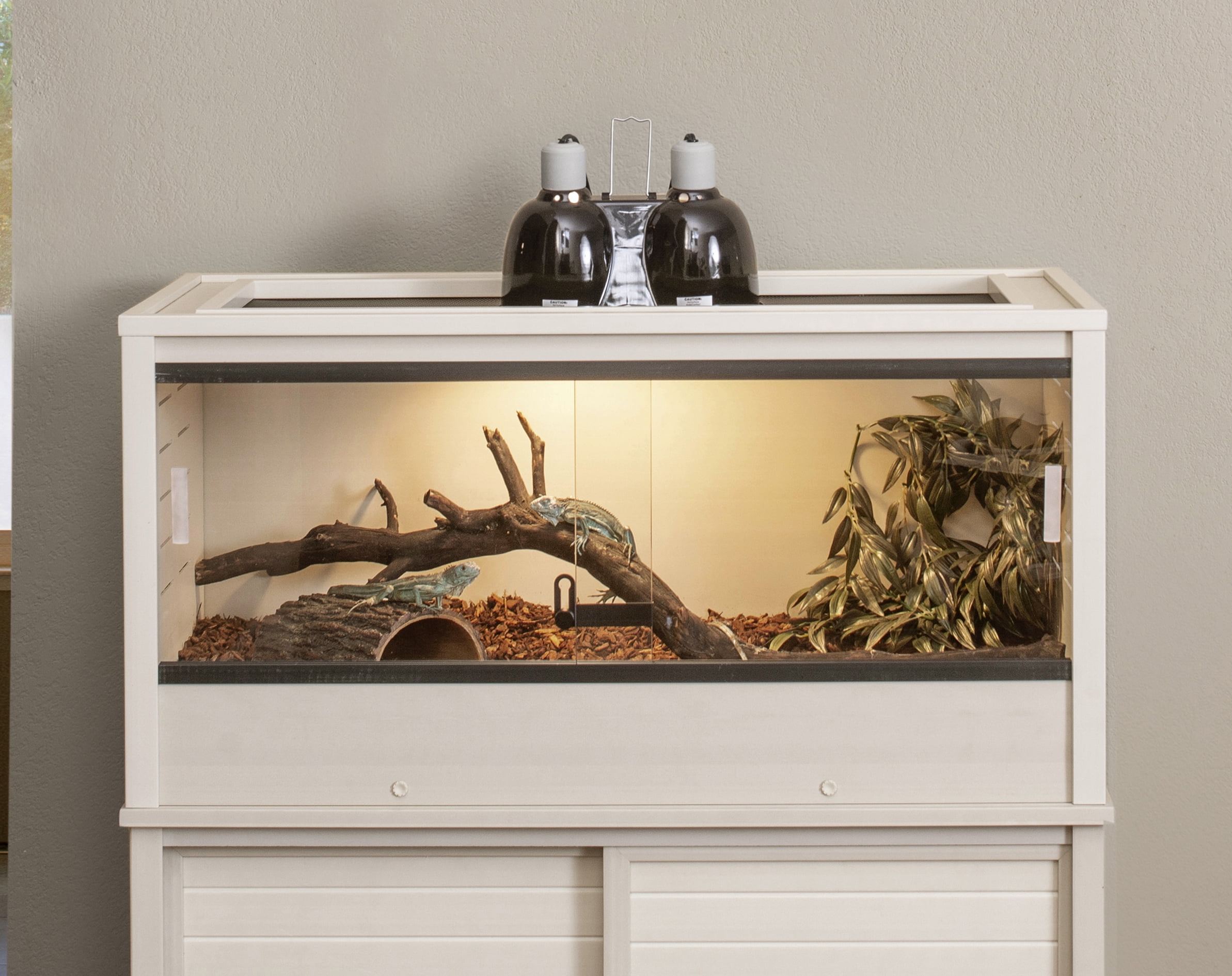 ECOFLEX 48 Inch Mojave Large Reptile Habitat Lounge In Grey, 42% OFF