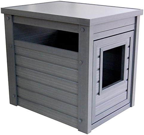 ECOFLEX Cat Box Cover and End Table with Litter Box Enclosure and a 10 ...