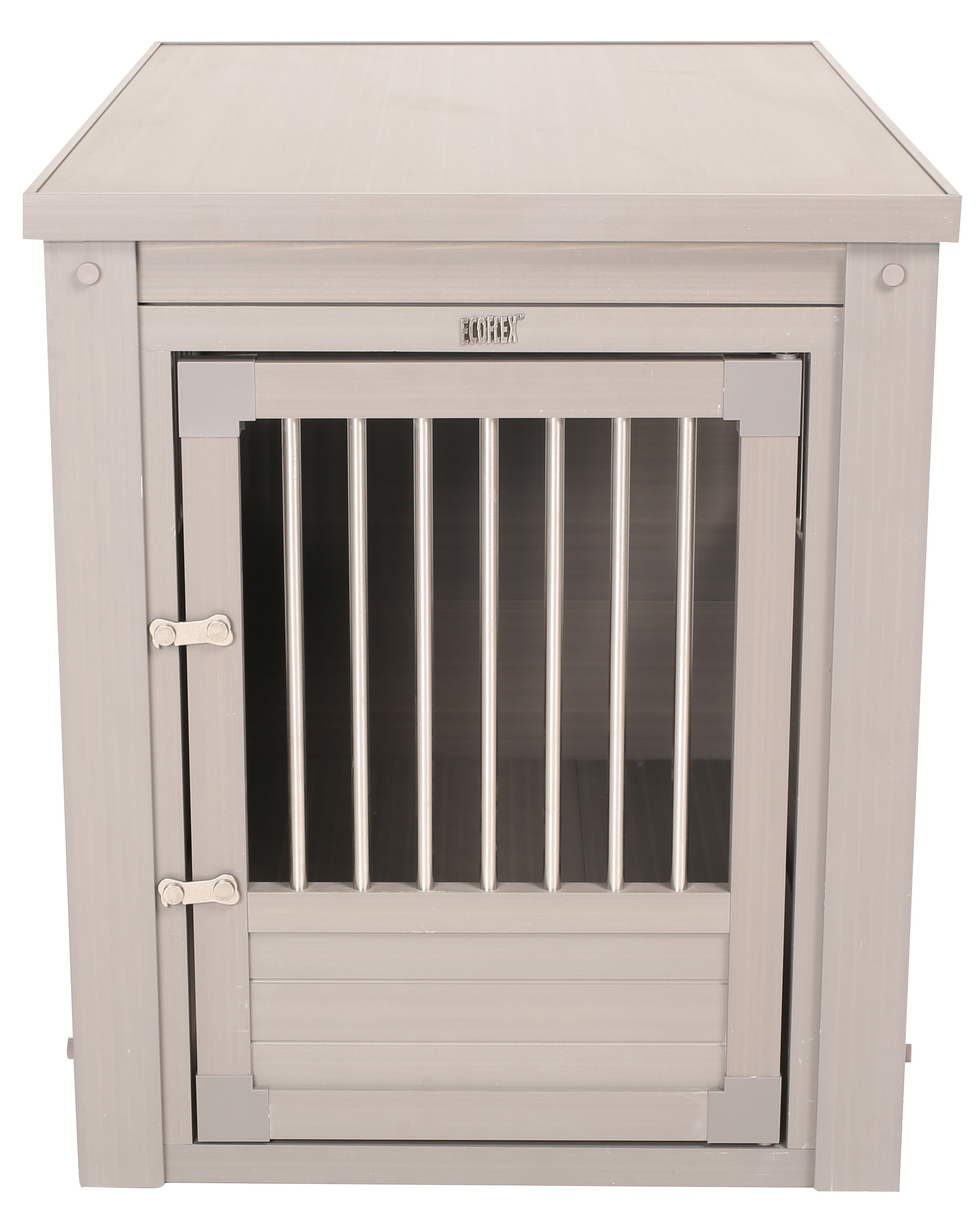 ECOFLEX® Dog Crate End Table Grey Large
