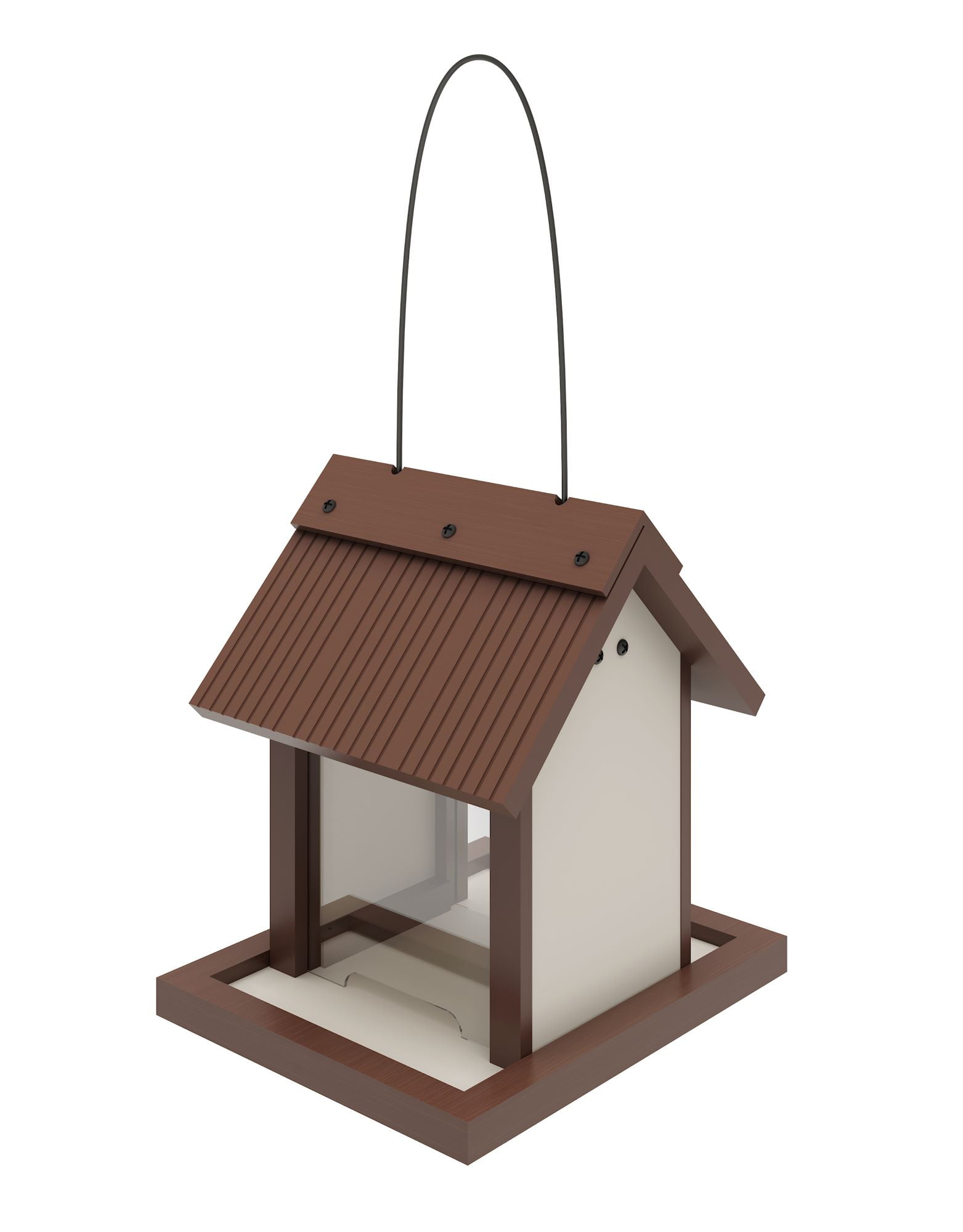 New Age Pet® ECOFLEX® Beak Bistro Bird Feeder, 40 oz Weather Resistant Feeder