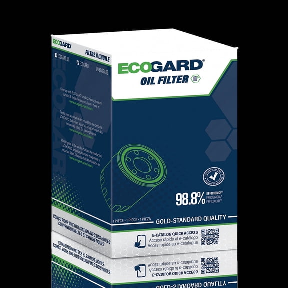 ECOGARD S10255 Cartridge Engine Oil Filter for Synthetic Oil - Premium Replacement | Fits 2012 BMW 328i, 528i, 528i xDrive, Z4 2.0L; 2012-2013 X1 2.0L