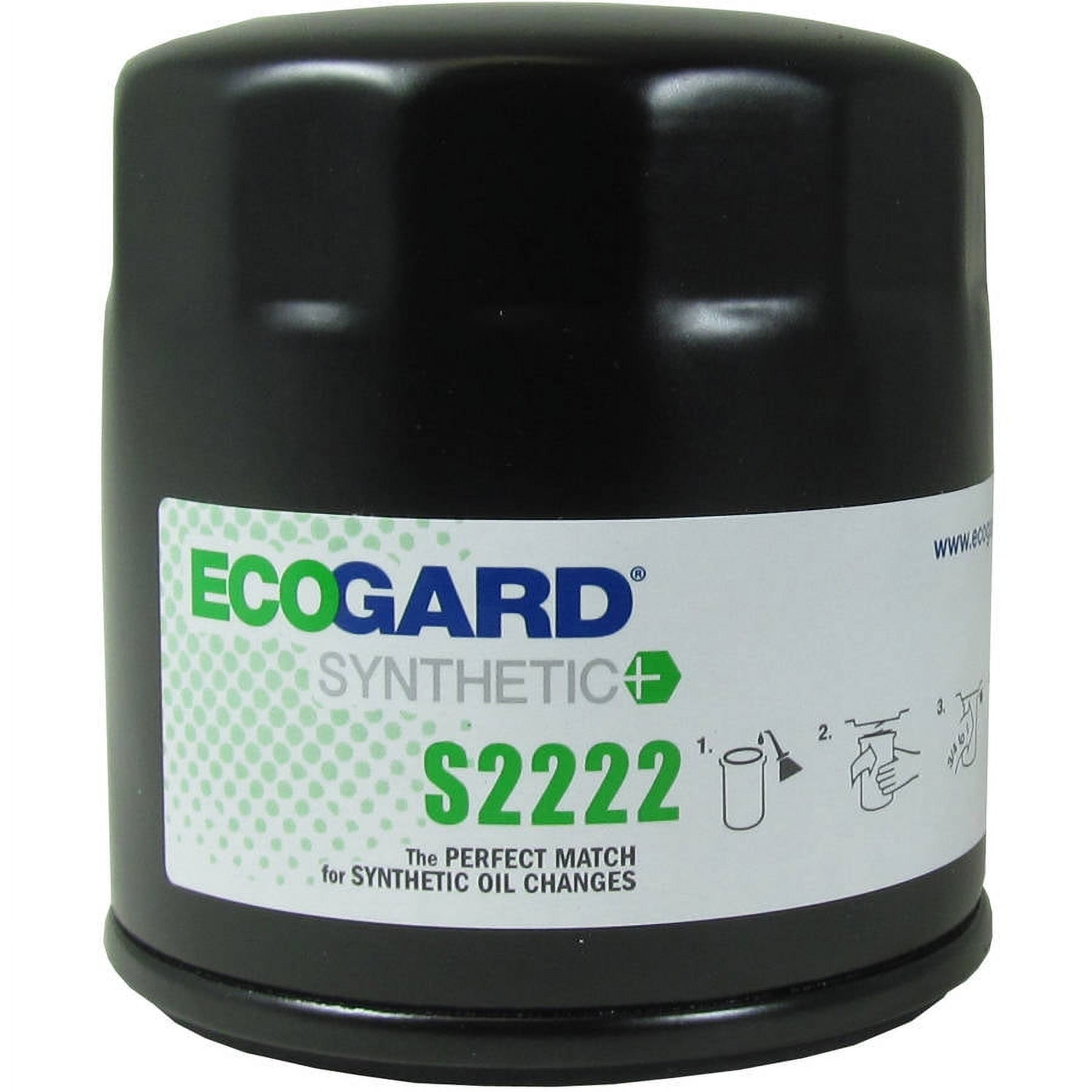ECOGARD S2222 Premium SpinOn Engine Oil Filter for Synthetic Oil Fits Chevrolet Silverado 1500