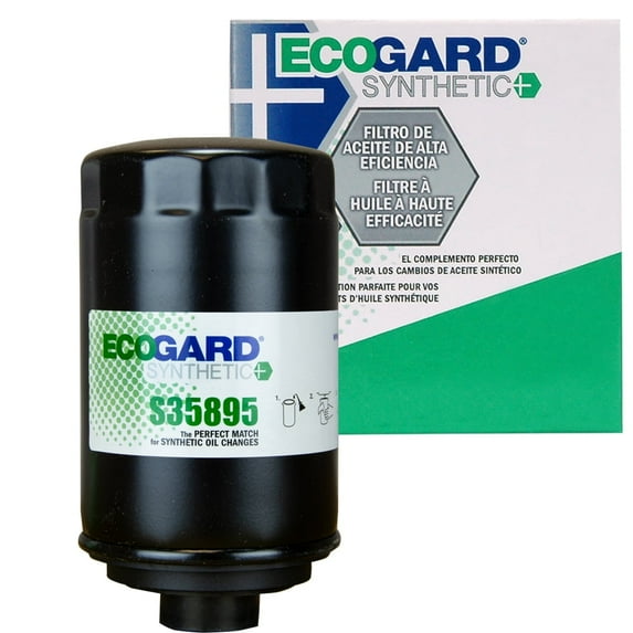 ECOGARD S35895 Premium Spin-On Engine Oil Filter for Synthetic Oil Fits Volkswagen Tiguan 2.0L 2009-2017, CC 2.0L 2009-2017, GTI 2.0L 2008-2014