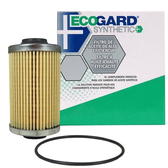 ECOGARD S5274 Cartridge Engine Oil Filter for Synthetic Oil - Premium Replacement | Fits 2010-2015 Chevrolet Camaro 3.6L; 2004-2015 Cadillac CTS 3.6L; 2010-2014 CTS 3.0L; 2006-2009 Saab 46268 2.8L