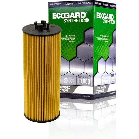 ECOGARD S6135 Premium Cartridge Engine Oil Filter for Synthetic Oil Fits Dodge Grand Caravan 3.6L 2011-2013, Charger 3.6L 2011-2013, Journey 3.6L 2011-2013, Durango 3.6L 2011-2013