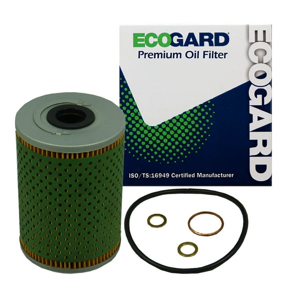 ECOGARD X11 Premium Cartridge Engine Oil Filter for Conventional Oil Fits Mercedes-Benz 560SL 5.6L 1986-1989, 380SL 3.8L 1981-1985, 420SEL 4.2L 1986-1991, 560SEL 5.6L 1986-1991, 560SEC 5.6L 1986-1991