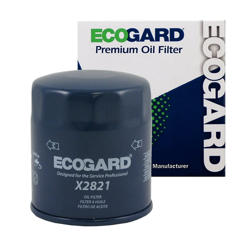 ECOGARD X2821 Premium Spin-On Engine Oil Filter for Conventional