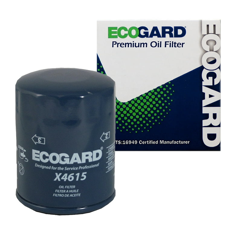 ECOGARD X4615 Premium Spin On Engine Oil Filter for Conventional