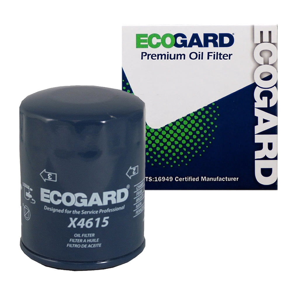 ECOGARD X4615 Premium Spin-On Engine Oil Filter for Conventional