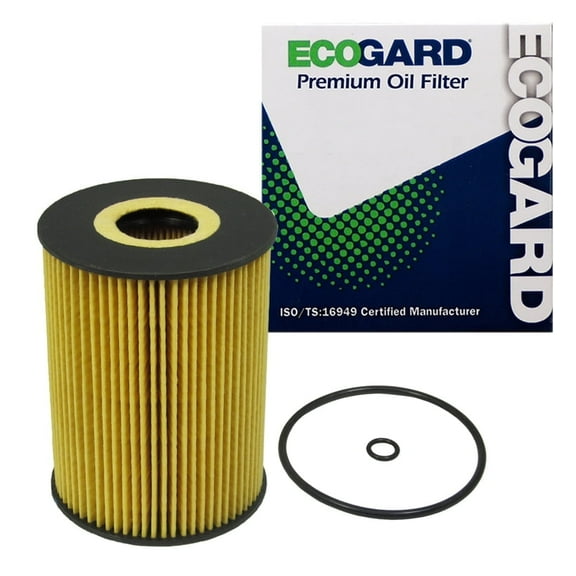 ECOGARD X5691 Premium Cartridge Engine Oil Filter for Conventional Oil Fits Porsche Macan 3.0L 2015-2018, 911 3.8L 2009-2019, Cayenne 4.8L 2008-2018, 911 3.0L 2017-2021, Panamera 3.6L 2011-2016