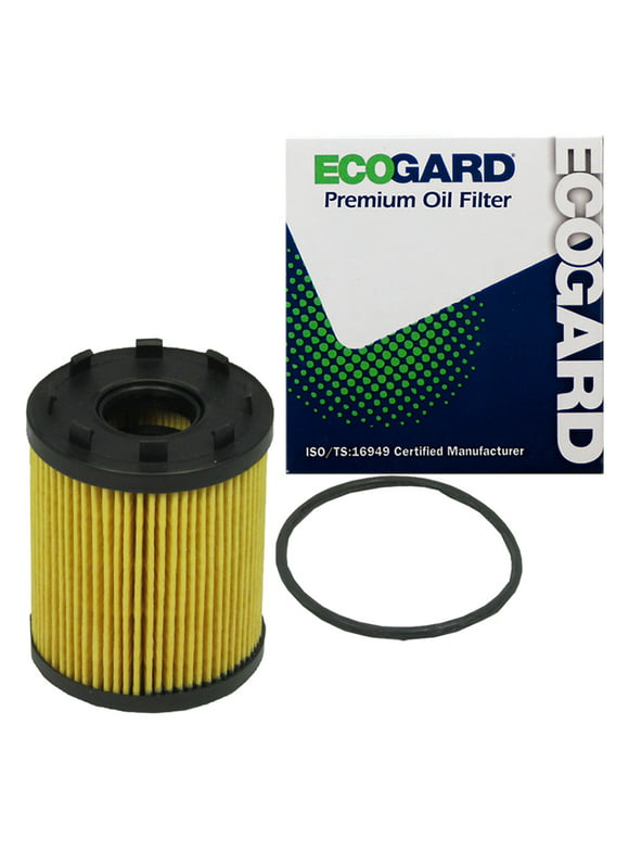 ECOGARD X6162 Premium Cartridge Engine Oil Filter for Conventional Oil Fits Fiat 500 1.4L 2012-2019, 500L 1.4L 2014-2020, 124 Spider 1.4L 2017-2020