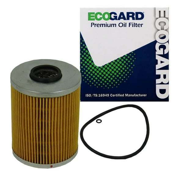 ECOGARD X8812 Premium Cartridge Engine Oil Filter for Conventional Oil Fits BMW M3 3.2L 1996-2002, 325i 2.5L 1992-1995