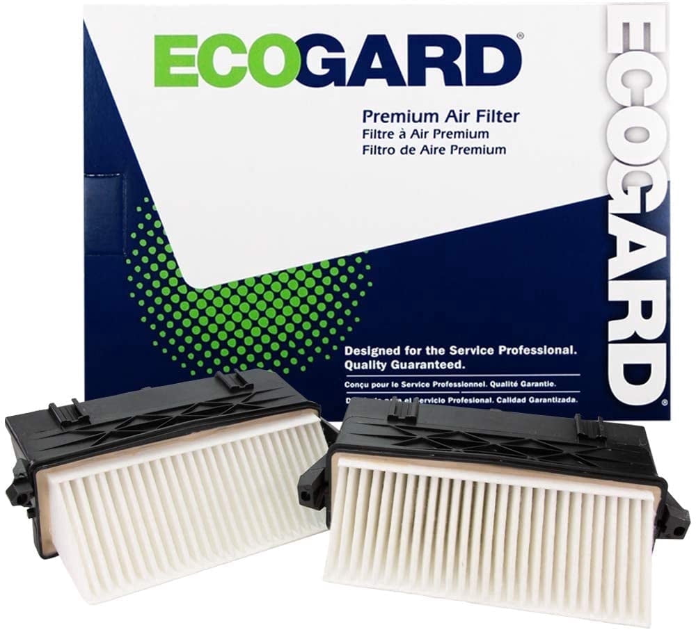 ECOGARD XA11843 Premium Engine Air Filter | Fits 2012-2015 Mercedes-Benz ML350 3.0L; 2013-2016 GL350 3.0L, Left and Right