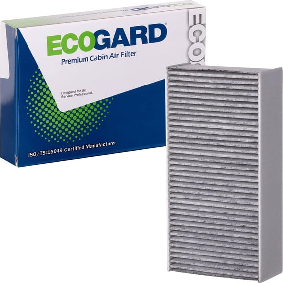ECOGARD XC12121C Premium Cabin Air Filter with Activated Carbon Fits 2009-2017 Lexus LS460, Rear