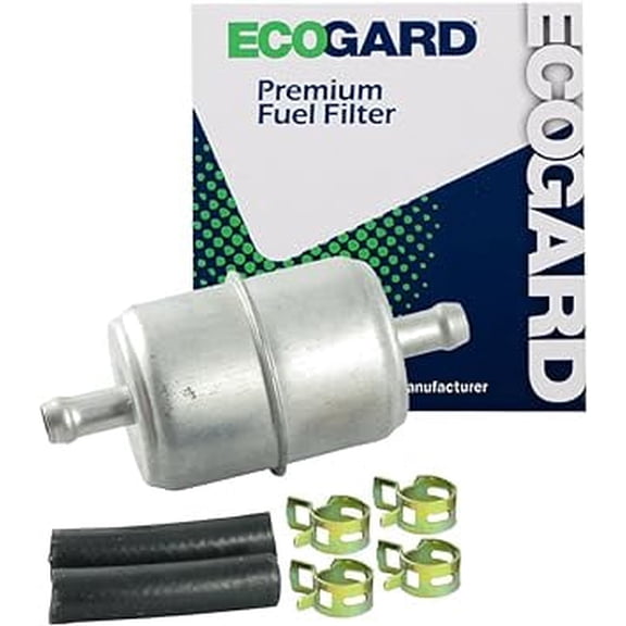 ECOGARD XF33033 Premium Fuel Filter Fits BMW 2002 2.0L 1969-1976, 2002tii 2.0L 1971-1974, Bavaria 3.0L 1972-1973, 2800CS 2.8L 1971, 2800 2.8L 1971-1972, 1600 1.6L 1966-1971, 1800 1.8L 1968-1971