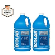 ECOLAB 1 Gal. All Purpose Premium Pressure Wash Concentrate, Removes Stains on Patios, Cars, Wood and Utility Trailers 2-Pack