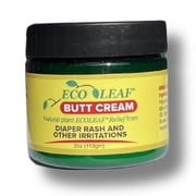 ECOLEAF Butt Cream Symptomatic Rash Relief Natural Diaper Rash Cream Made in the USA