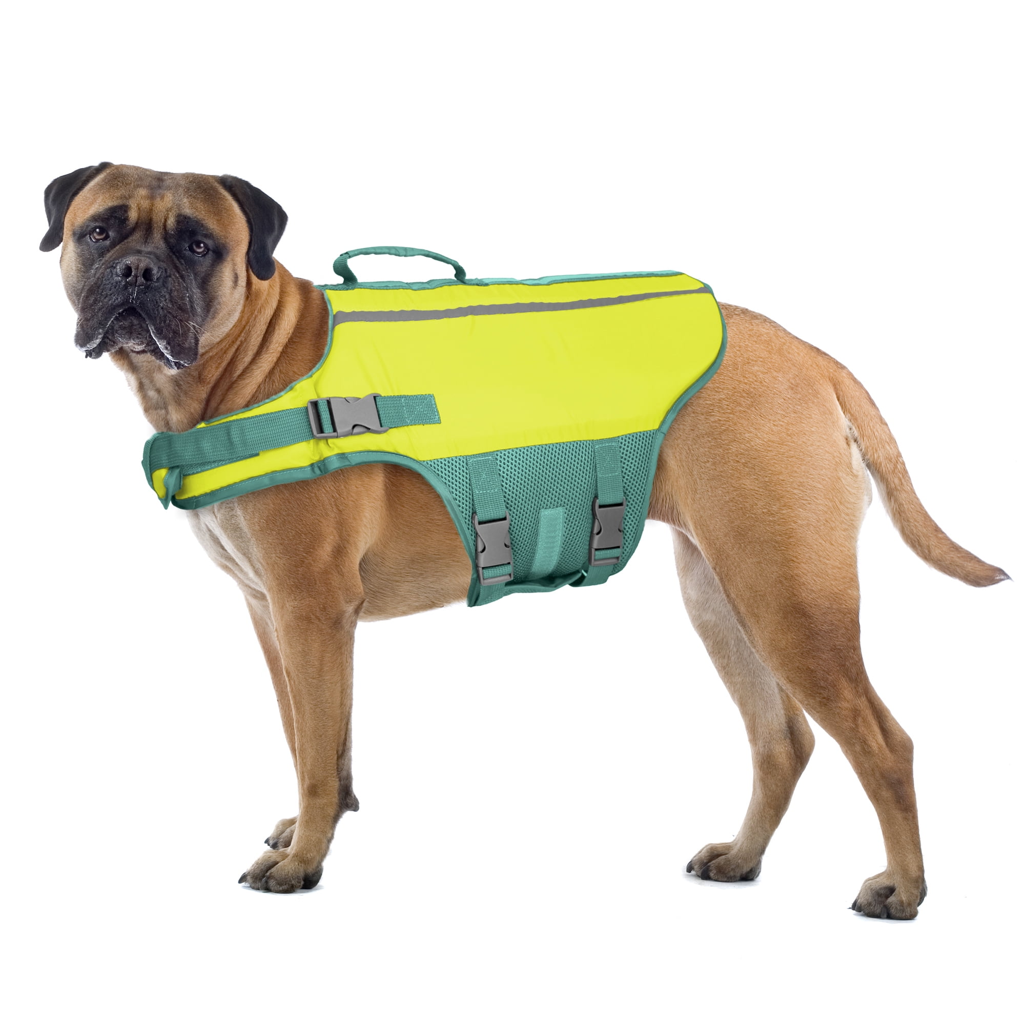 Vibrant Life Flotation Vest for Dogs, with Handle, Yellow, Extra Large