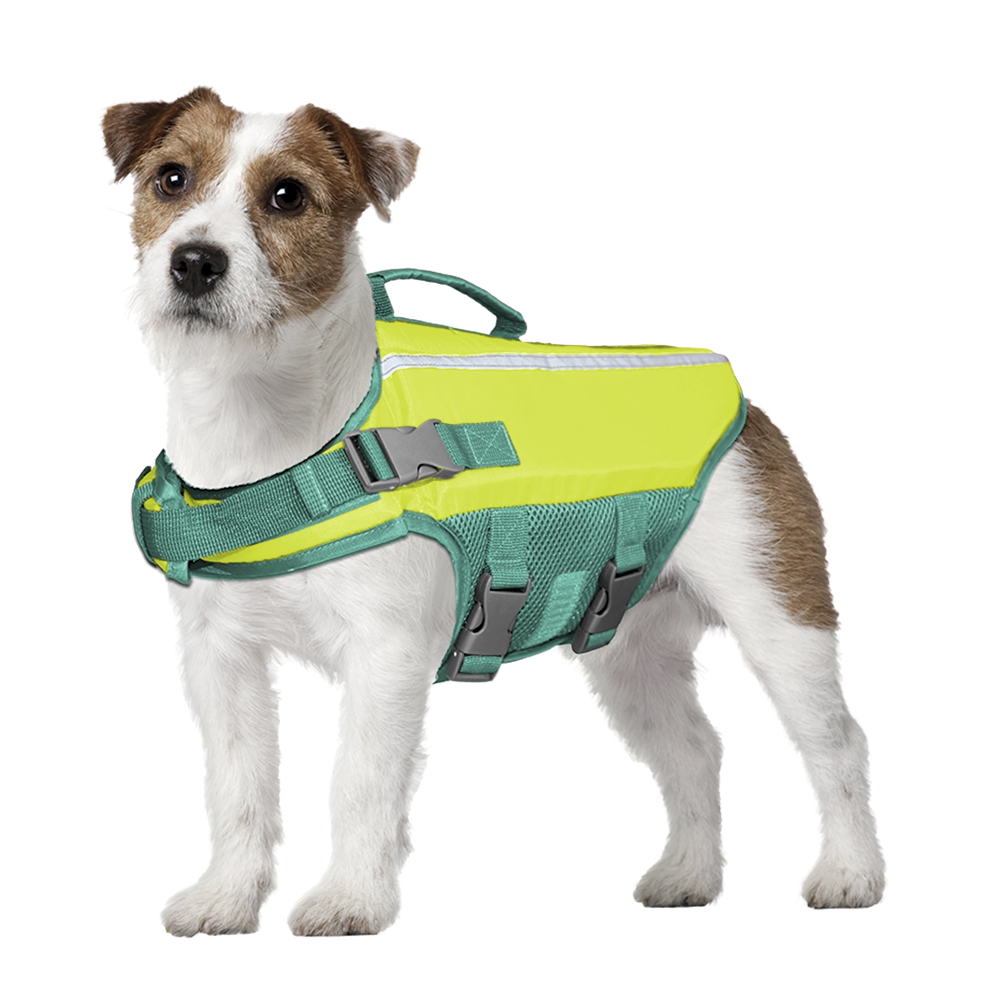 Vibrant Life Flotation Vest for Dogs, with Handle, Yellow, Small